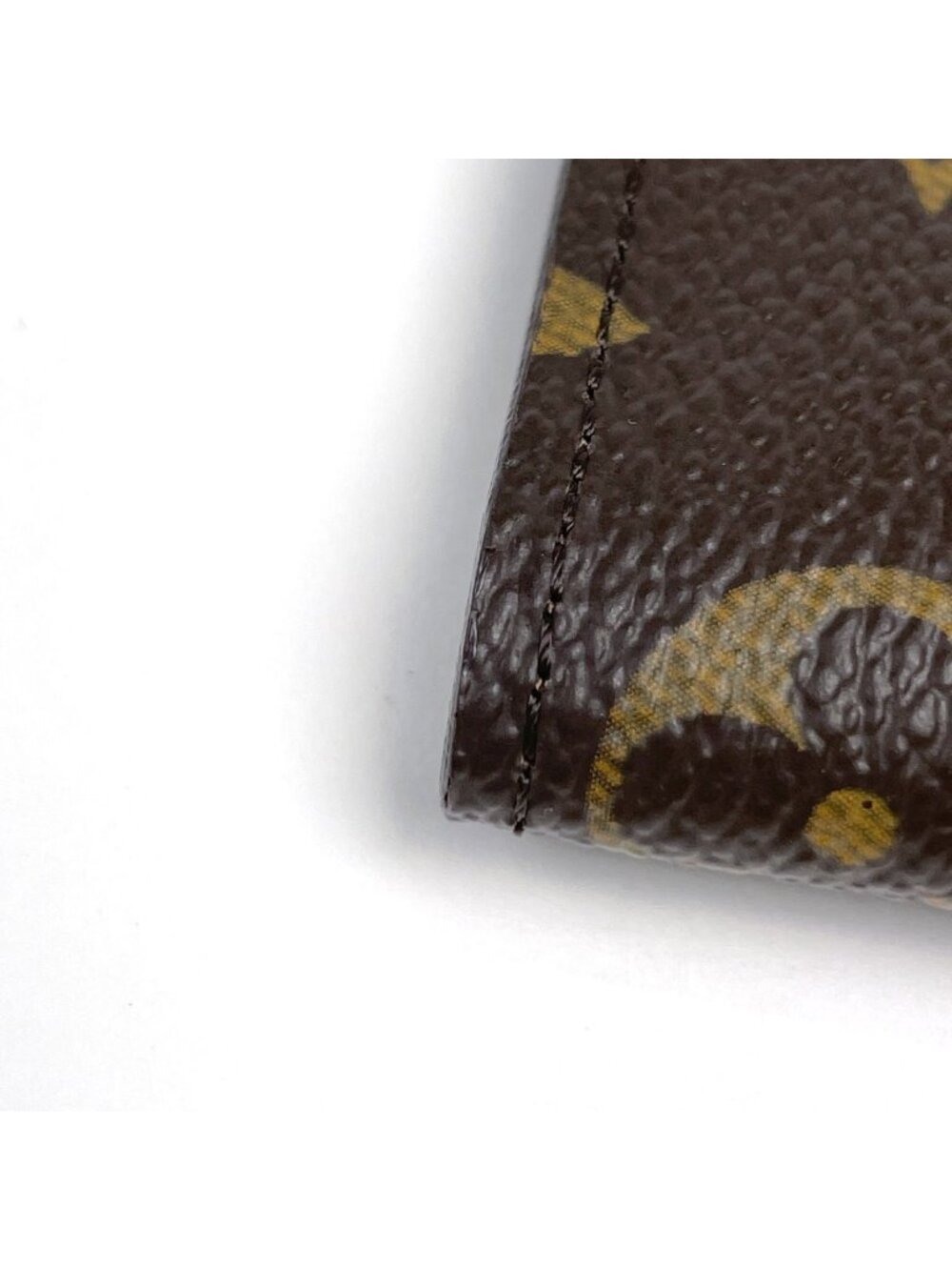 Louis Vuitton Card Case Pass Vertical Monogram Brown - Picture 3 of 6